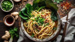 Asiatische Nudelsuppe in 25 Minuten: Wärmt von innen und schmeckt wie im Restaurant