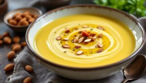 Mandel-Pfefferschoten-Suppe: Cremig und überraschend intensiv