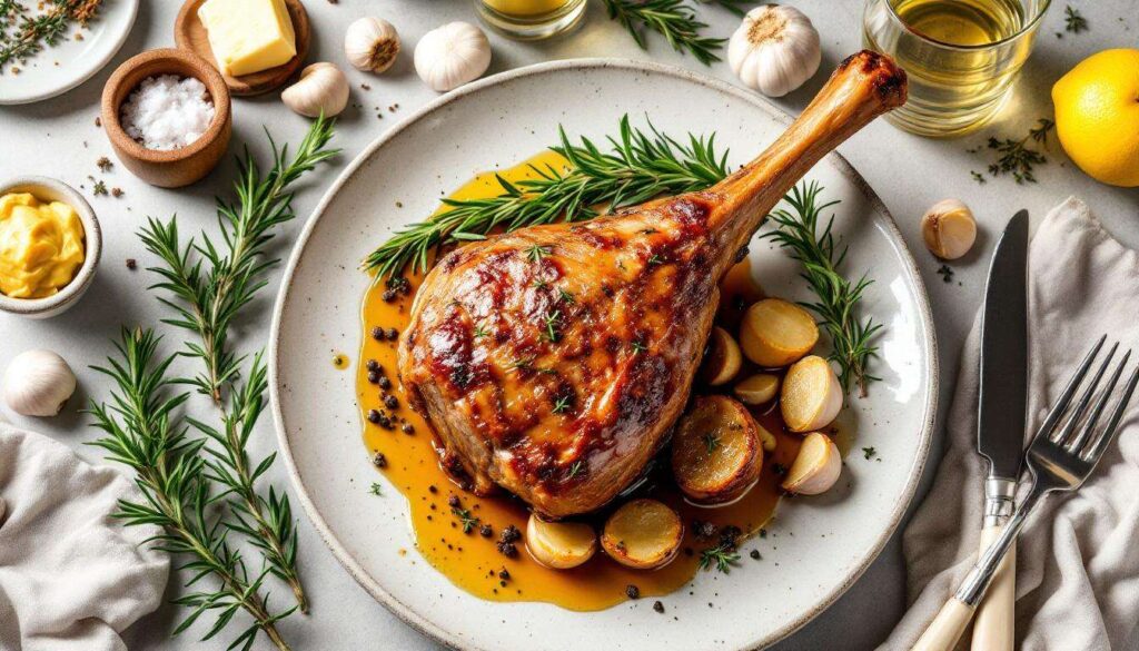 Lammkeule zu Ostern: Mit Rosmarin und Knoblauch perfekt gegart