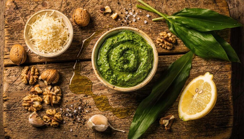 Bärlauch-Pesto mit Walnüssen: Diese Zutat aus dem Allgäu macht den Unterschied