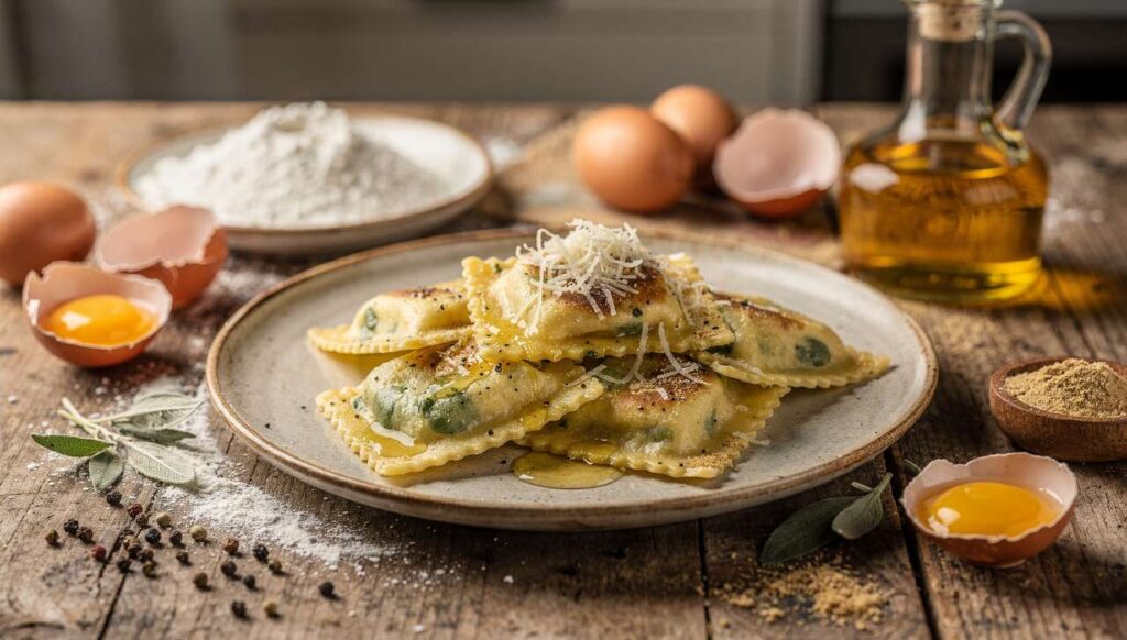 Bärlauch-Ravioli mit Ricotta: Handgemacht und besser als im Restaurant