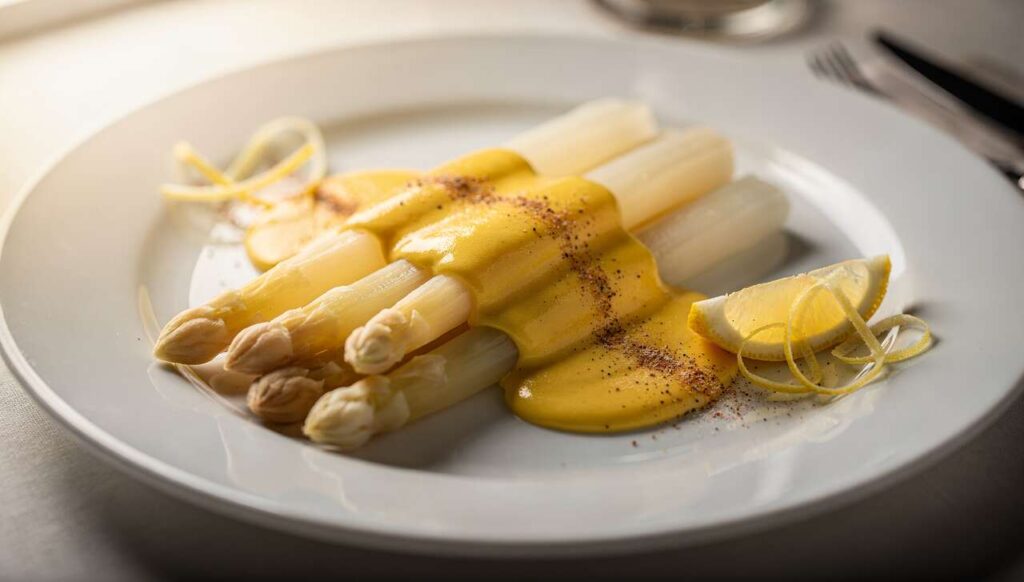 Spargel mit Sauce hollandaise: Sternekoch Alexander Herrmann verrät sein Geheimnis