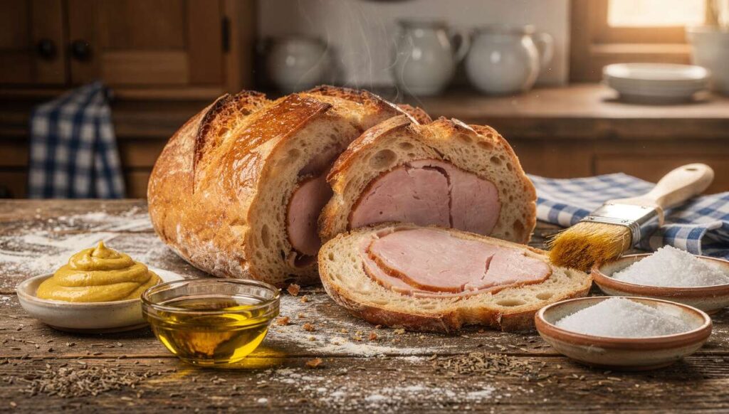 Osterschinken im Brotteig: Bayerische Tradition für das Sonntagsfrühstück